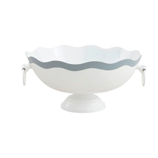 Scalloped Metal Bowl