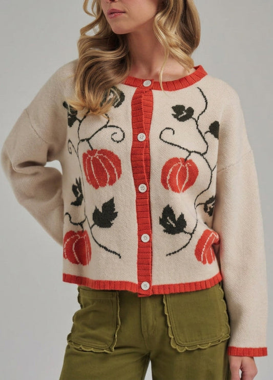 Pumpkin Cardigan