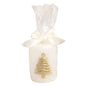 Gold Tree Pillar Candle