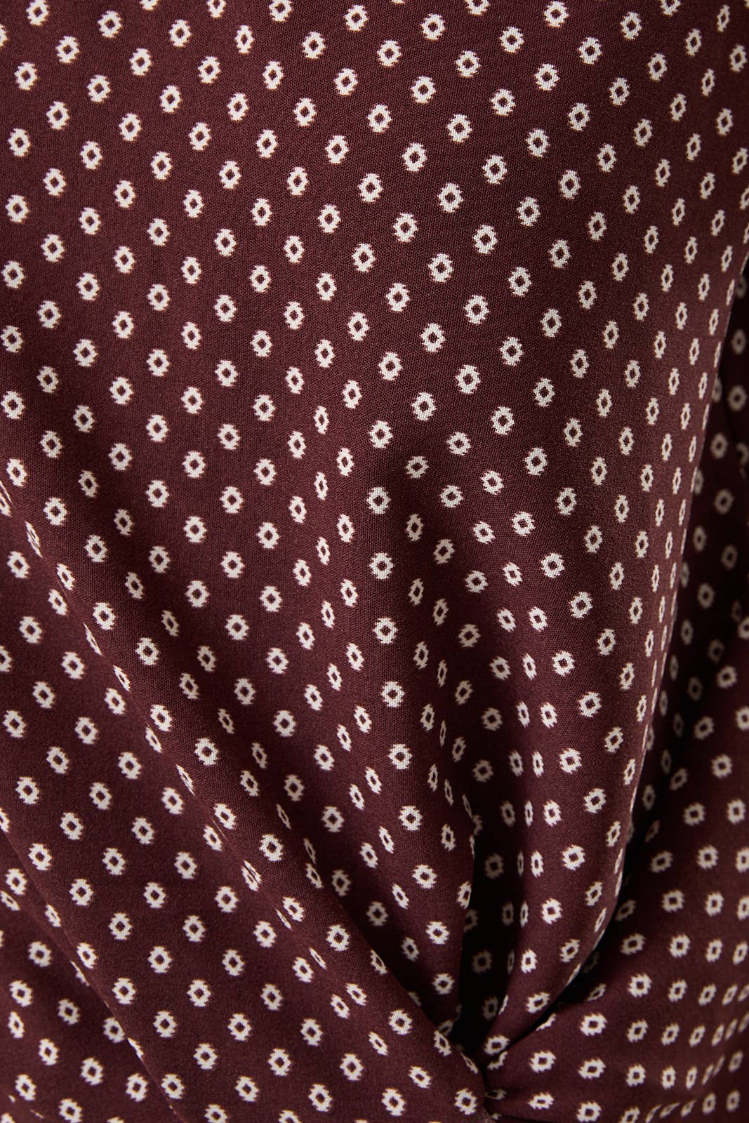 Brandi Brown Side Knot Blouse
