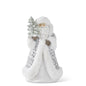Fur Trimmed Santa w/Glittered Tree