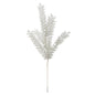 Snowy Green Leaf Stem - 28 Inch