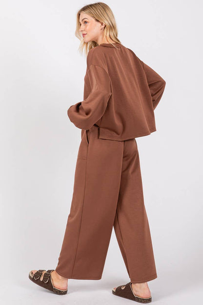 Scuba Top and Pants Set