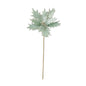 Sage Velvet Lined Poinsettia Stem - 22 in