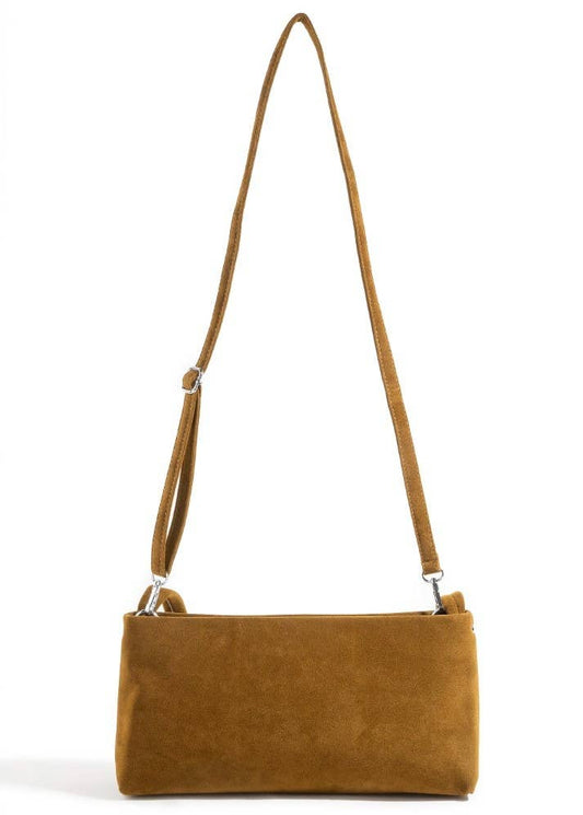 Faux Suede Rectangle Bag