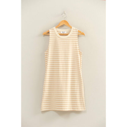 Ally Striped Sleeveless Mini Dress