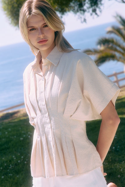 Peplum Waist Top