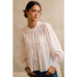 White Lace Button Up