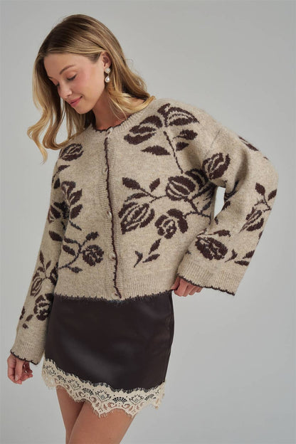 Clarissa Botanical Cardigan