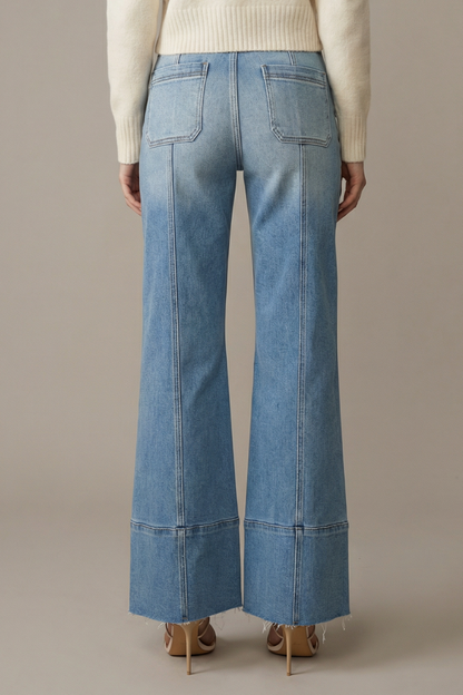 Tummy Control Palazzo Jeans