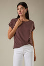 Brandi Brown Side Knot Blouse