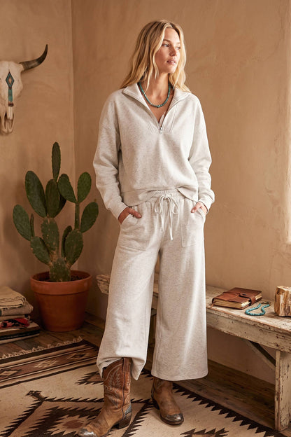 Scuba Half Zip Set in Grey