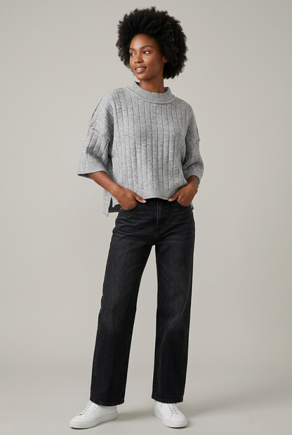 Ribbed Knit Sweater