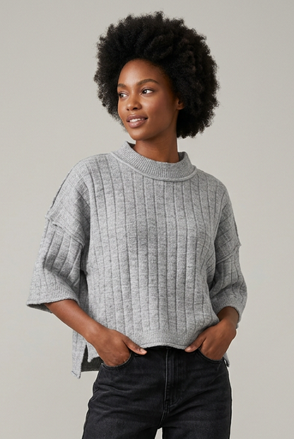 Ribbed Knit Sweater