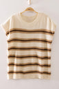 Structured Shoulder Stripe Vest