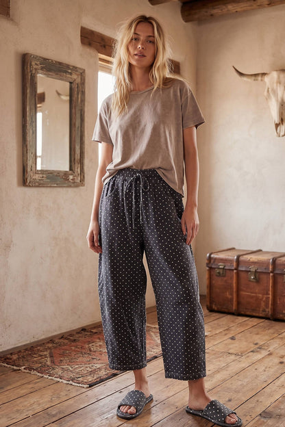 Mineral Washed Barrel Pants