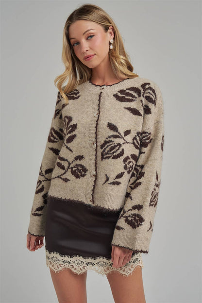 Clarissa Botanical Cardigan