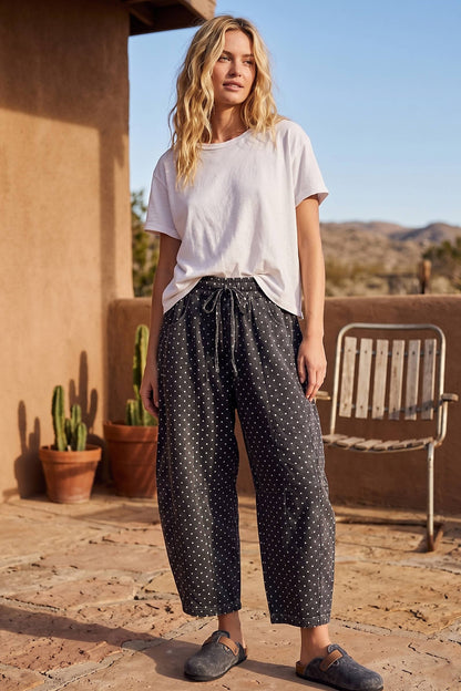 Mineral Washed Barrel Pants