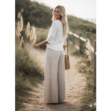 Tawny Wide Leg Palazzo Pant