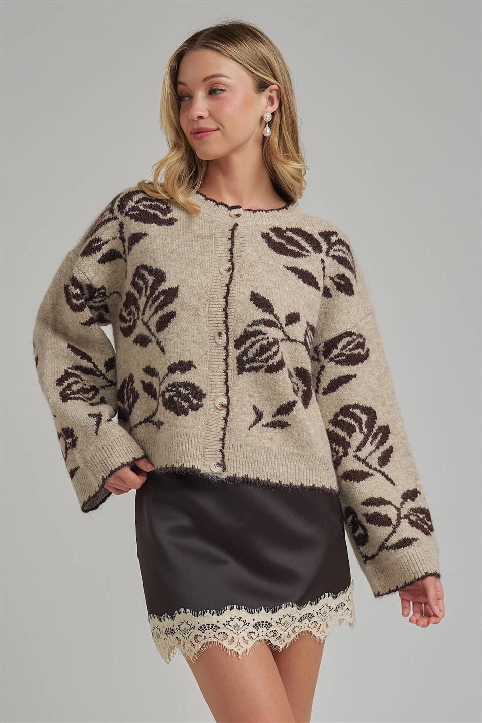 Clarissa Botanical Cardigan