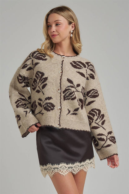 Clarissa Botanical Cardigan