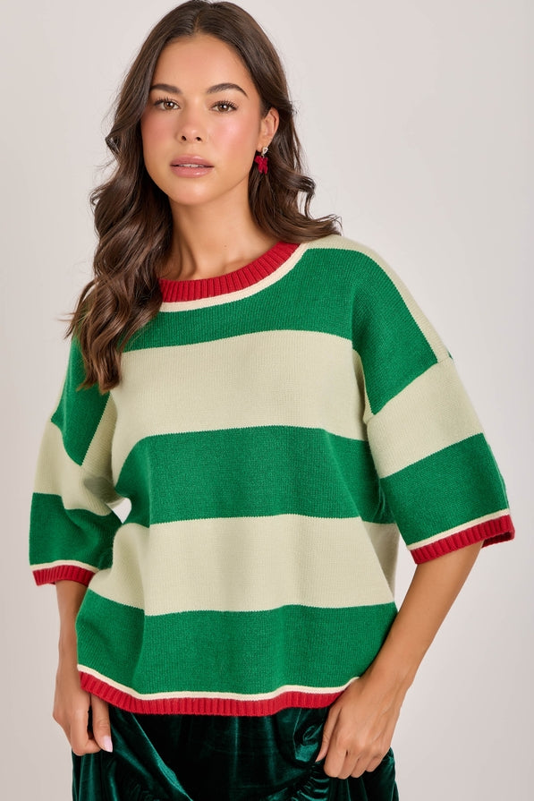 Merry Wide Stripe Sweater