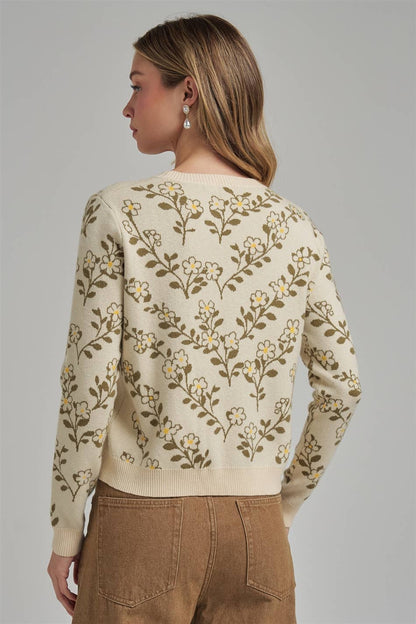 Cottage Floral Sweater