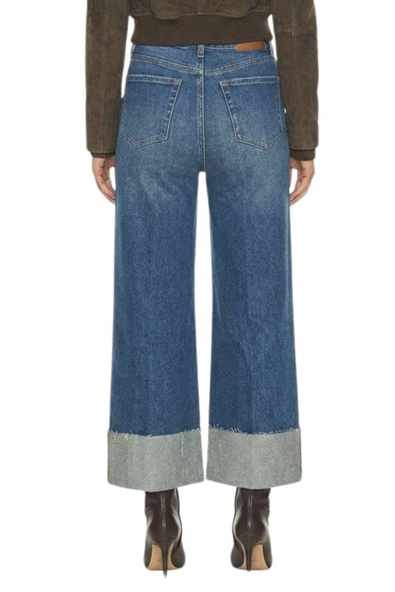 High Rise Tummy Control A-Wide jeans