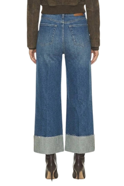 High Rise Tummy Control A-Wide jeans