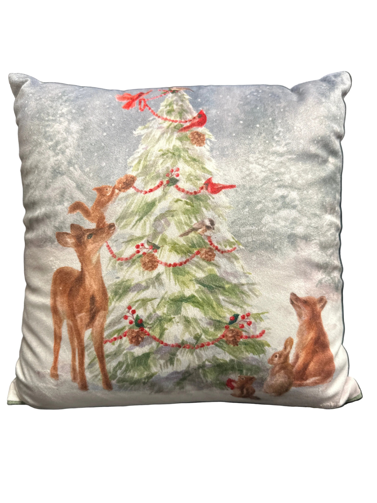 Deer Scene Pillow