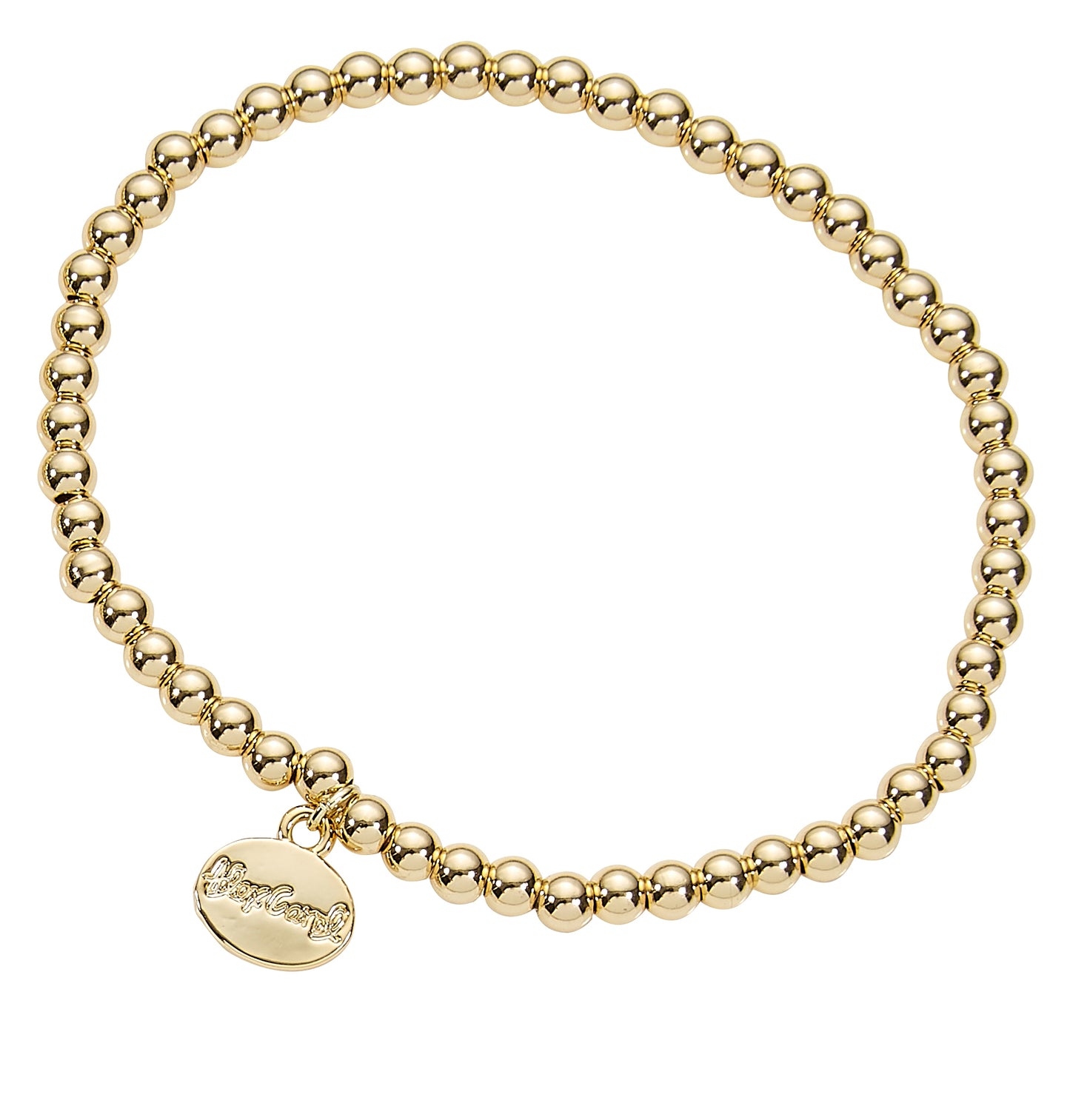 WR 4MM Gold Ball Bracelet