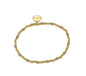 WR 3MM Gold Ball w/ Gemstone Bracelet