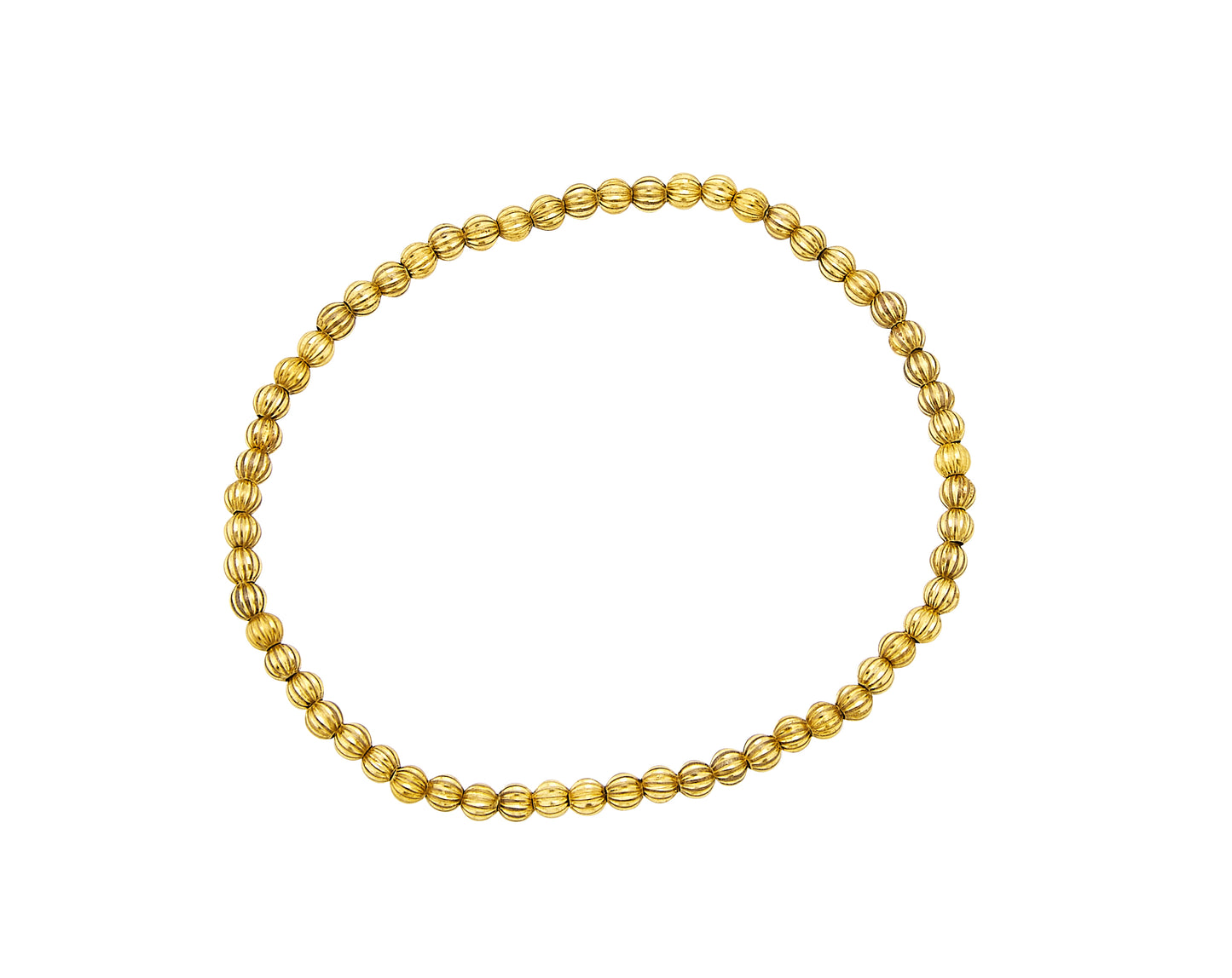 WR 3MM Pumpkin Bead Bracelet