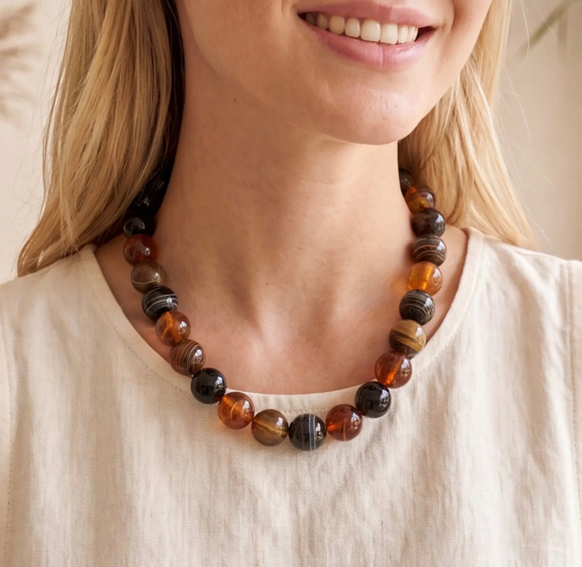 Chunky Beaded Necklace