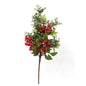 Boxwood/Red Berry Stem