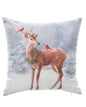 Deer Scene Pillow