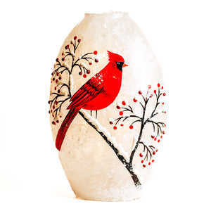 Cardinal Snow Branch Oval