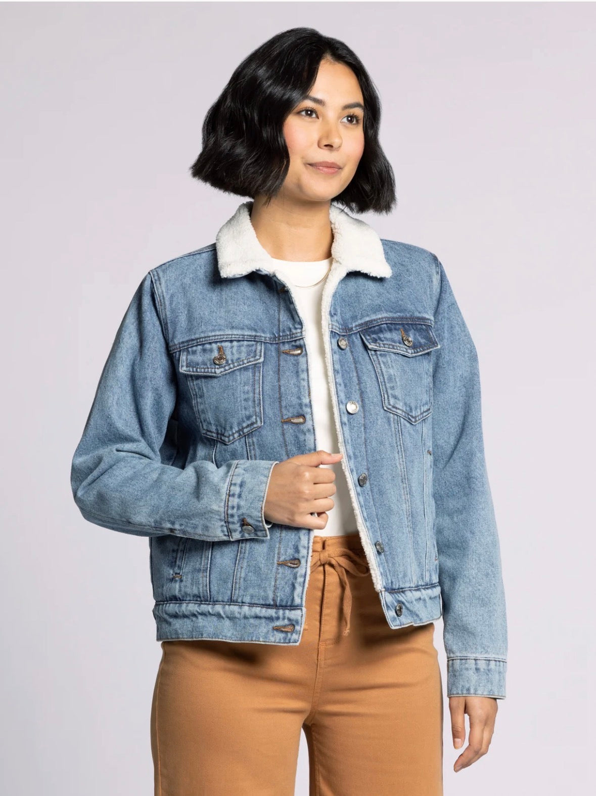 Ren Sherpa Denim Jacket