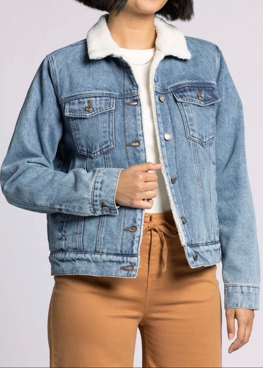 Ren Sherpa Denim Jacket