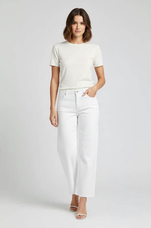Avery High Rise Straight Jeans