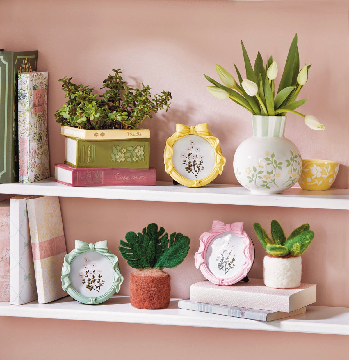 Book Stack Planter