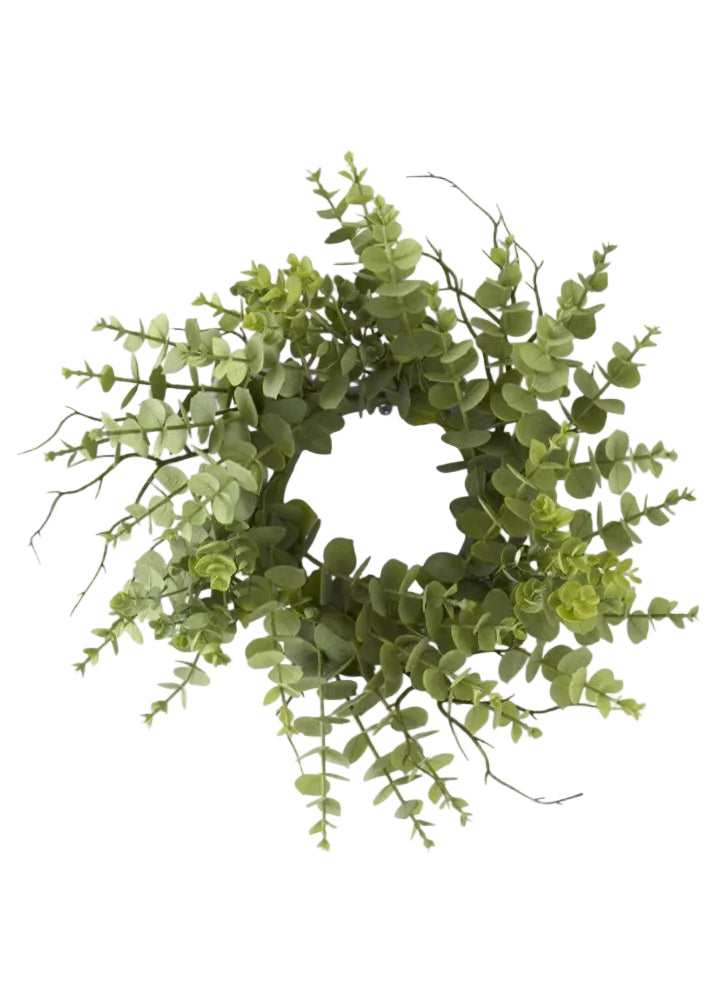 Eucalyptus & Twig Candle Ring