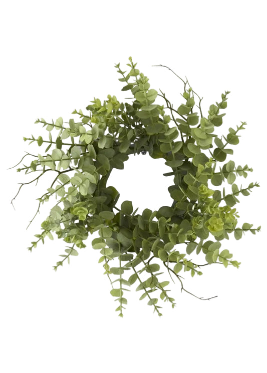 Eucalyptus & Twig Candle Ring