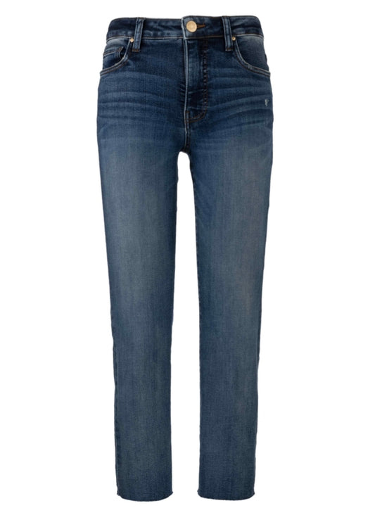 Reese High Rise Straight Raw Hem