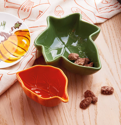 Orange Leaf Bowl