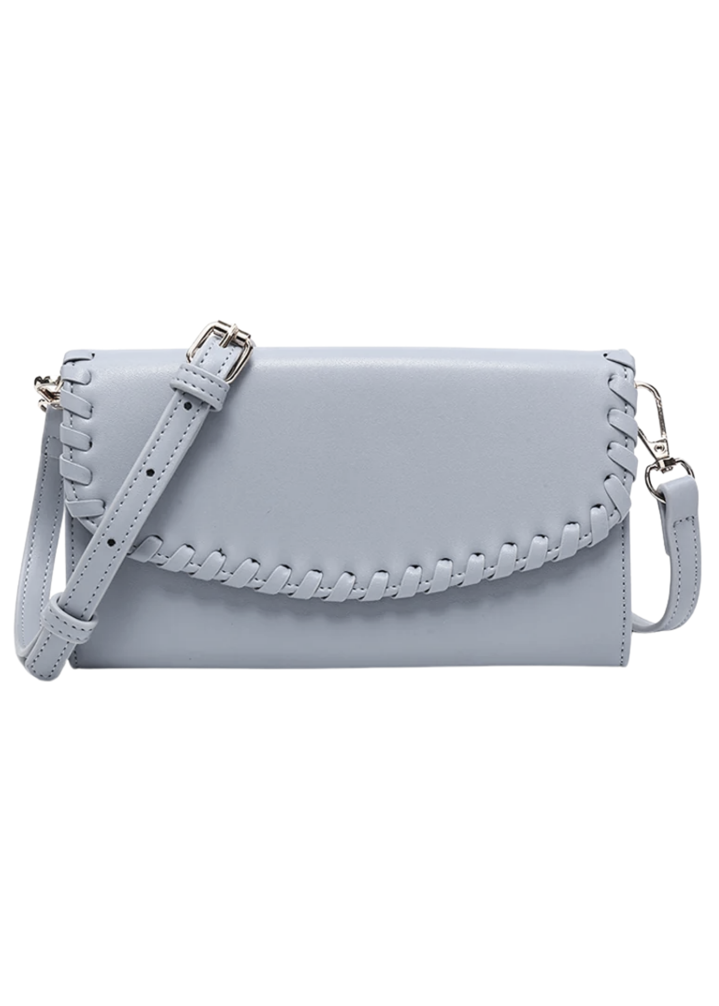 Kyle Crossbody in Grey Blue