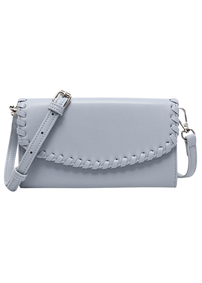 Kyle Crossbody in Grey Blue