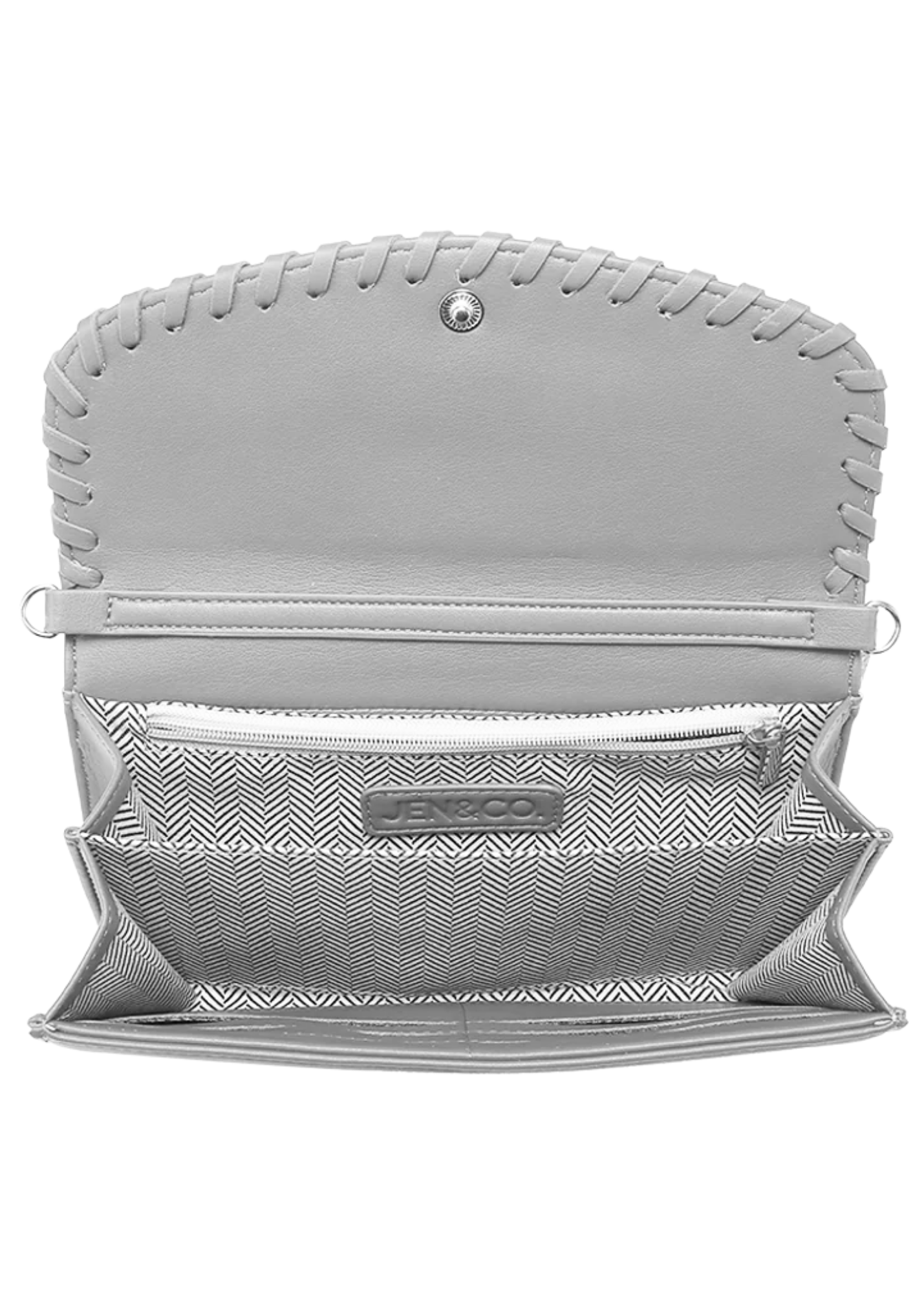 Kyle Crossbody in Grey Blue