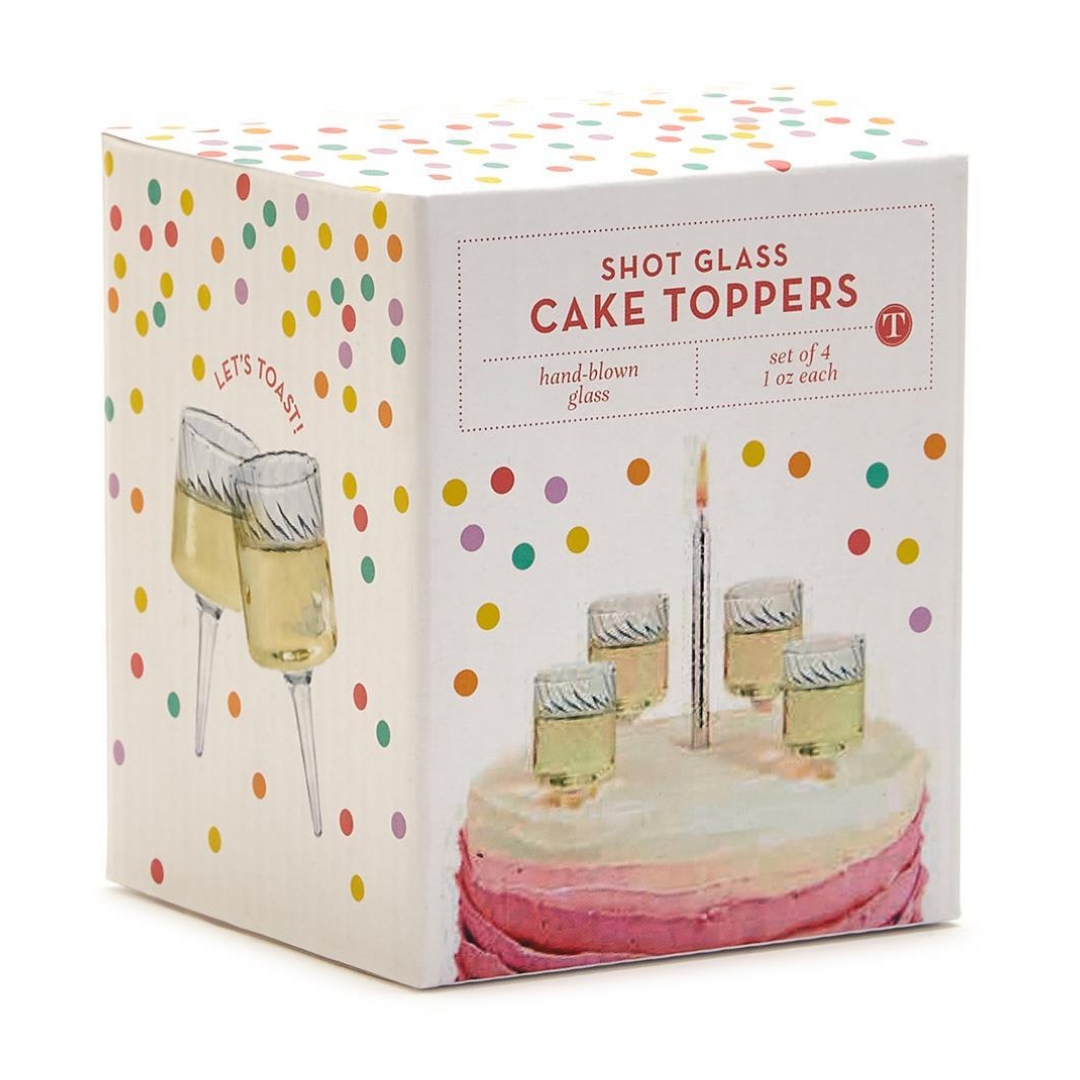 S/4 Cake Topper Shot Glass