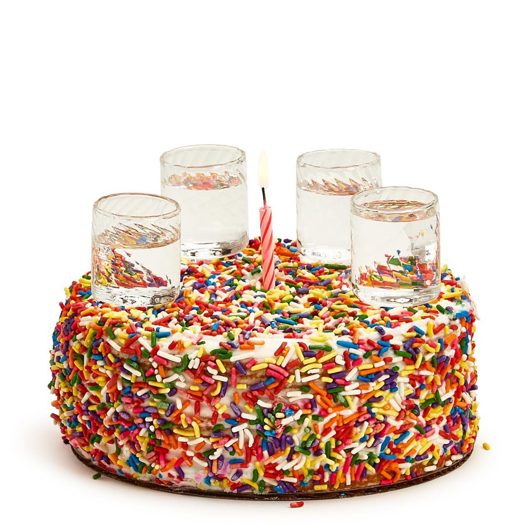 S/4 Cake Topper Shot Glass